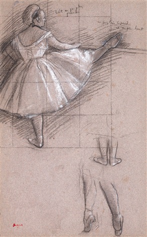 Danseuse à la barre by Edgar Degas on artnet